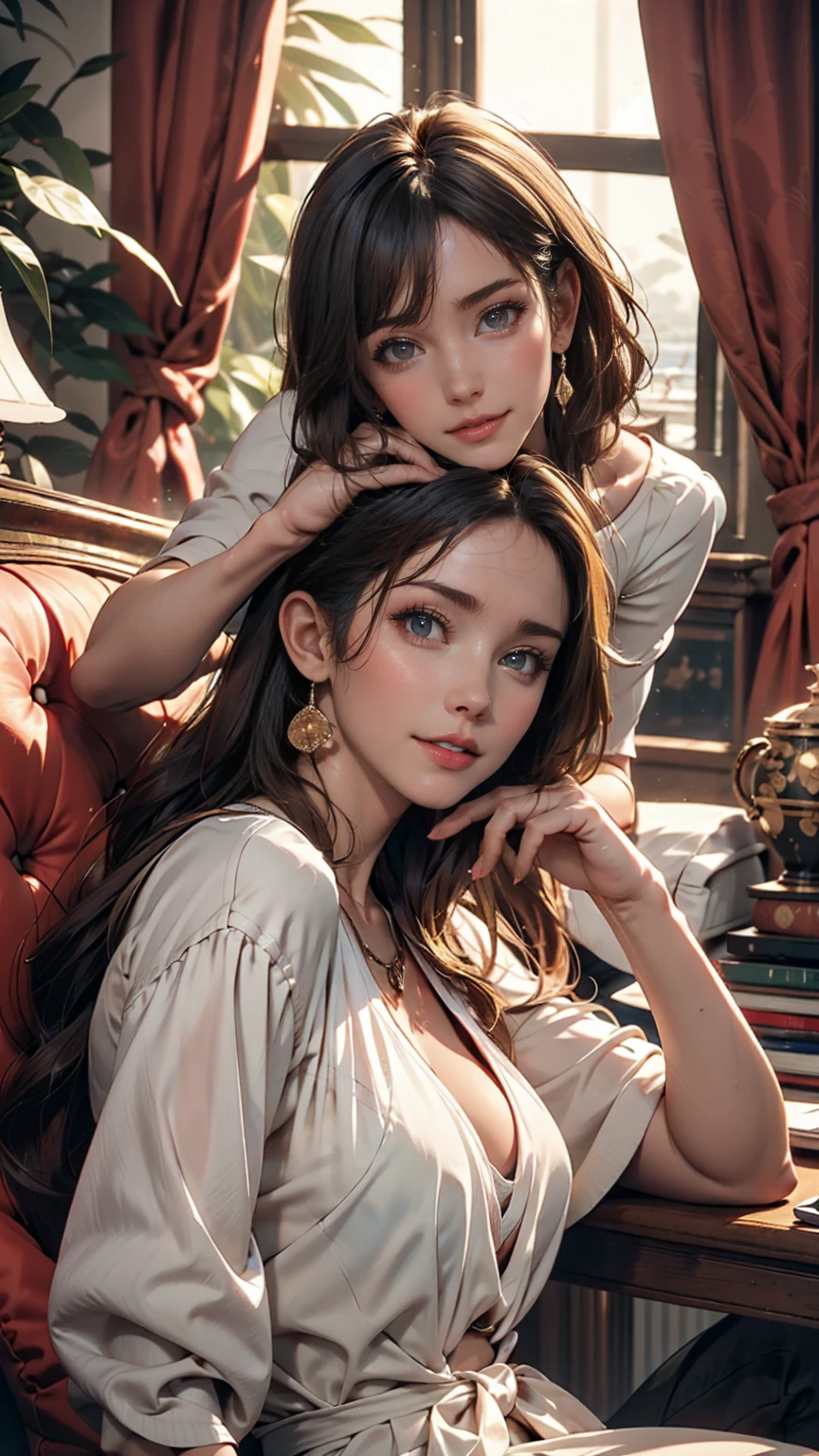 Photos selected as masterpieces of the highest quality、freckled face、Woman's upper body、Blonde、風に吹かれたBlonde、Emerald Eyes、Strapless Dresodern、By Jeremy Lipking、By Antonio J.. Manzanedo by Lee Jeffries Nikon D850 Film Stock Photo 4 Camera Kodak Portra 400 Lens f1.6 rich colors、Realistic texture、Ultra-realistic dramatic lighting、Unrealistic mechanism、Artstation Cinestill 800 Trends, Fisheye Lens, Quilt Style, Windy beach, Scottish lake, forest
