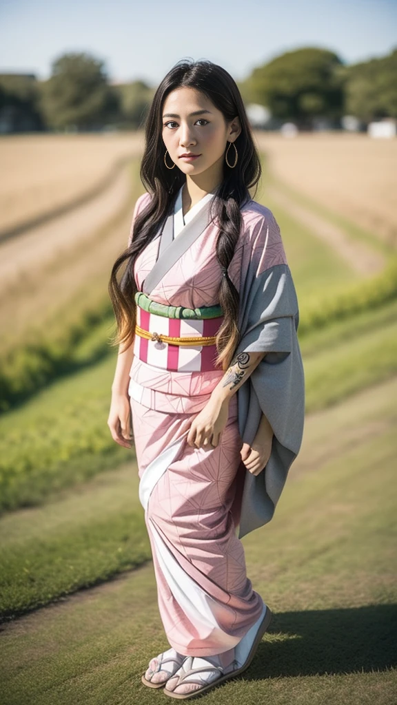 Cute Japanese female, (16 years old), (very cute face), white moist skin, looking at camera, melancholy expression, (pink bright eyes: 1.4),
BREAK,
Idol, (very beautiful berserker female: 1.3),
BREAK,
(wearing pink cute kimono: 1.3), (highly revealing kimono), very large earrings, short length, (has black grass tattoo on body: 1.3),
BREAK,
(long hair), (light gray hair: 1.4), (wavy hair), (gradient hair: 1.3), (red tips: 1.3),
BREAK,
(realistic: 1.3), masterpiece, perfect lighting, (ultra-high resolution), (8K), (highly detailed: 1.4), (from the front), (full body: 1.4), (symmetrical: 1.2), (one shot),
BREAK,
(Shibuya, Japan: 1.2),