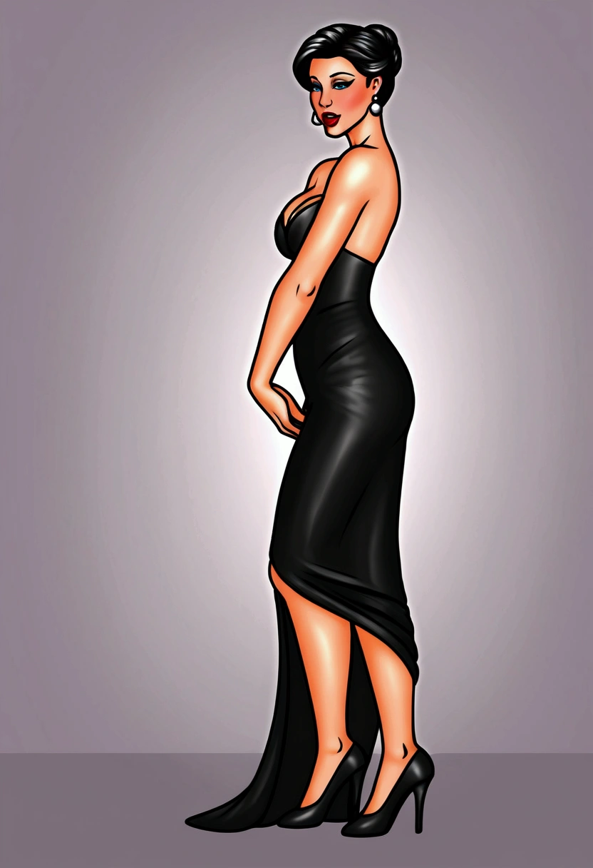 A woman masturbating