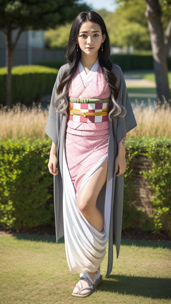 Cute Japanese female, (16 years old), (very cute face), white moist skin, looking at camera, melancholy expression, (pink bright eyes: 1.4),
BREAK,
Idol, (very beautiful berserker female: 1.3),
BREAK,
(wearing pink cute kimono: 1.3), (highly revealing kimono), very large earrings, short length, (has black grass tattoo on body: 1.3),
BREAK,
(long hair), (light gray hair: 1.4), (wavy hair), (gradient hair: 1.3), (red tips: 1.3),
BREAK,
(realistic: 1.3), masterpiece, perfect lighting, (ultra-high resolution), (8K), (highly detailed: 1.4), (from the front), (full body: 1.4), (symmetrical: 1.2), (one shot),
BREAK,
(Shibuya, Japan: 1.2),