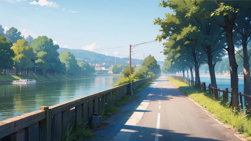 Riverside road
