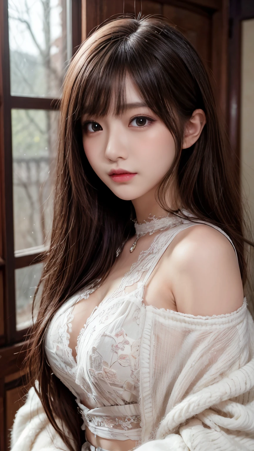 (最高qualityのディテール)、Realistic、8K Ultra HD、High resolution、(One Girl:1.2),(Fatal Beauty,Attractive beauty) ,(A supple and powerful physique),(Sensual charm),(Mysterious charm:1.1),(Captivating silhouette),The 超detailedな、高qualityのテクスチャ、複雑なdetailed、detailed、非常にdetailedなCG、高qualityの影、detailed 美しく繊細な顔、detailed 美しく繊細な目、Written boundary depth、Ray Tracing、20th Generation、Cute K-Pop Girls、(The Face of Ulzan in Korea)、Thin face、(Urzan-6500-v1.1:0.6)、PurerosFace_v1、Glowing Eyes、Perfect body、 Viewer Display、(最高qualityのディテール:1.2)、Realistic、8K Ultra HD、High resolution、Woman close up， realistic girl rendering, 8k artistic german bokeh, Enchanting girl, Real Girls, Gurwitz, Gurwitz-style artwork, Girl Roleplay, Realistic 3D style, cgstation Popular Topics,, 8K Portrait Rendering,（truth，truth：1.4），(Sparkling eyes girl:1.2)、The 超detailedな、高qualityのテクスチャ、複雑なdetailed、detailed、非常にdetailedなCG、高qualityの影、detailed 美しく繊細な顔、detailed 美しく繊細な目、Written boundary depth、Ray Tracing、20th Generation、Cute K-Pop Girls、(The Face of Ulzan in Korea)、Thin face、(Urzan-6500-v1.1:0.6)、cheek、Glossy Lips、、High resolution, Best image quality, 最高quality, Realistic, 超detailedな, Photorealistic, 4K 8K Ultra HD Full Color RAW Photos, Fujifilm(Medium format), Hasselblad, Carl Zeiss, Incredible dynamic range photography(utility_art：Smooth-768:1.1),High resolution, High pixel count, 明確なdetailed, Clear images, Natural color reproduction, Noise Reduction, High fidelity, quality, Software Improvements, Upscaling, Optimized Algorithms, Professional-level retouching,

1. Oversized coat:

The coat is、Choose an oversized design that covers from shoulders to knees.。Color is classic navy or black、or warm khaki or beige, wait.、Choose colors that match the season。
2. Knitted sweater or turtleneck:

To protect yourself from the cold、Knitted sweater or turtleneckを選択してください。Match the texture and color of the knit to the coat.。
3. Wide leg pants:

For pants, Choose a wide-leg design、Combines ease of movement and style。Denim in dark tones or black trousers will look good.。
4. Knee-high boots:

What is included in an oversized coat、足首からふくらはぎまでカバーするKnee-high bootsとの組み合わせ。Boots are black or dark brown and chic.、Gives a stylish impression。
5. accessories:

シンプルなゴールドまたはシルバーのaccessoriesを選択してください、Add elegance to your outfit。for example、Long necklaces and large earrings are recommended.。
6. Handbags:

Handbags、Choose a color that matches the tone of your outfit.。Shoulder bags and tote bags are convenient and stylish。
7. Compensateと髪型:

Compensate, Choose natural colors that flatter your skin。Wavy Hair、By creating loose curls、Appeal to softness。