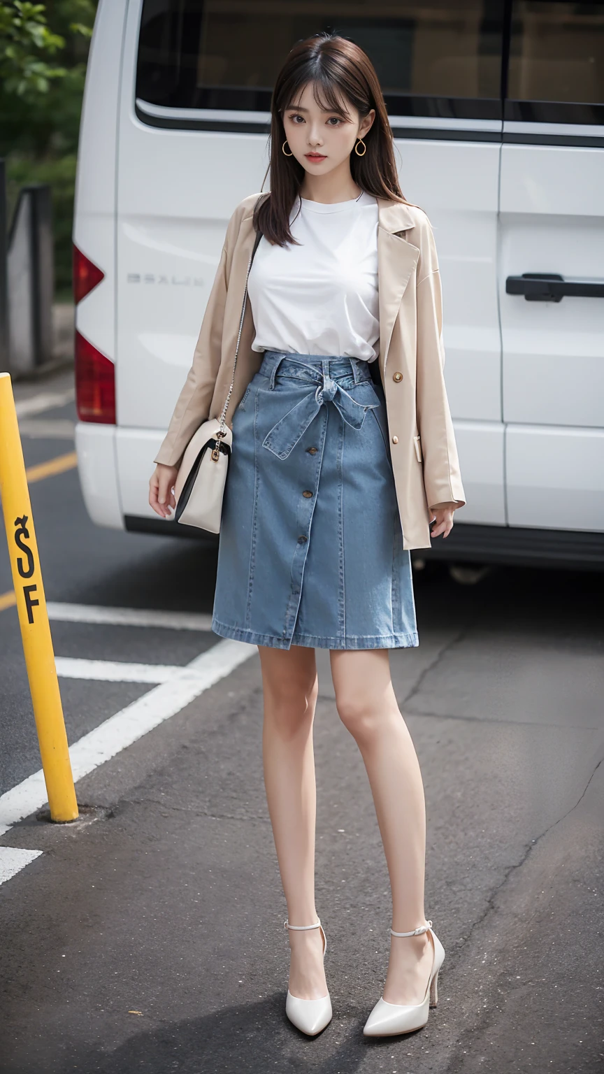 For the little ones，Wearing the right skirt can show your fashion sense，It can also visually lengthen your figure。Here are some suggestions，Help you create a fashionable skirt outfit：

Skirt length selection：Choose a high waist skirt，Such as A-line skirt or hip skirt，Can enhance waistline，Lengthen leg lines。The length of the skirt should be above the knee or above the ankle.，Avoid choosing skirts that are too long，So as not to appear heavy。
Color matching：You can choose bright colors or contrasting colors，Such as white top with dark skirt，Or choose patterns and prints with fashionable elements。The choice of color can reflect one’s sense of fashion。
Tops：Pair with a simple top，Such as tight T-shirts or shirts，Avoid excessive decoration，Make the overall look more refreshing。The top can be short or tucked into the waist，To highlight the waistline。
Shoe selection：Choose high heels or platform shoes，Can visually increase height。If you choose flat shoes，You can choose shoes in nude color or a color similar to the skirt.，To extend the leg line。
Accessories：You can choose some simple accessories，Like a thin belt、Small earrings or bracelets，Increase fashion sense。Avoid overly exaggerated accessories，So as not to steal the focus of the overall shape。
Jacket Matching：If the weather is cooler，You can choose a simple jacket，Such as denim jacket or small suit，The length should be above the hips.，To avoid cutting body lines。