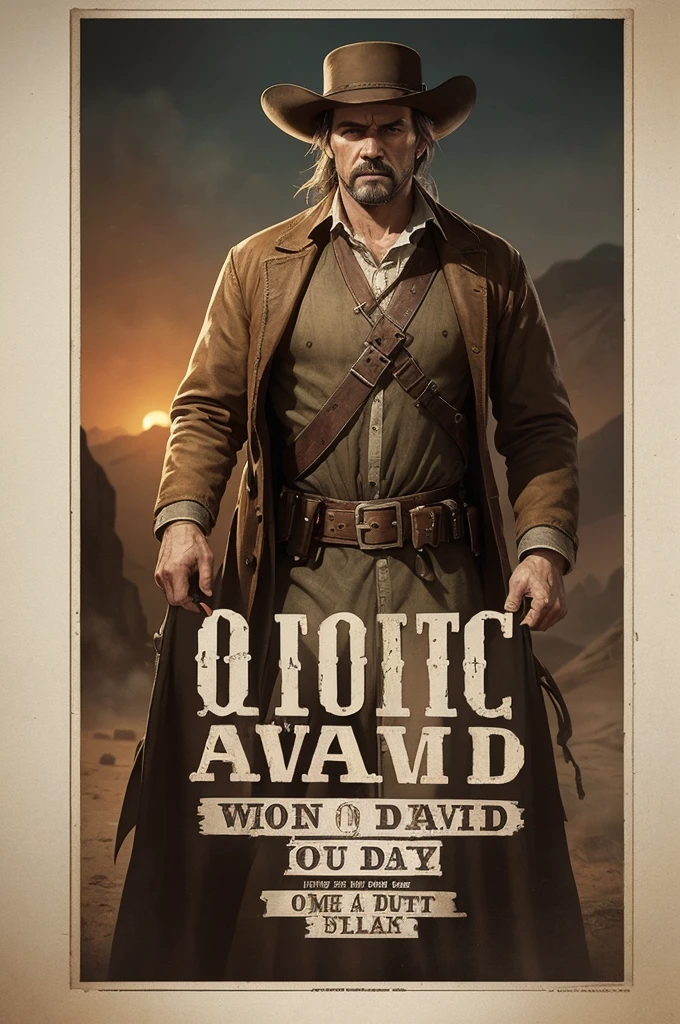 using the reference image, create a sketch of a wanted alive or dead poster in old west style, this poster containing the name Quincy "Deadlock" and the words, wanted alive or dead with country style letters.