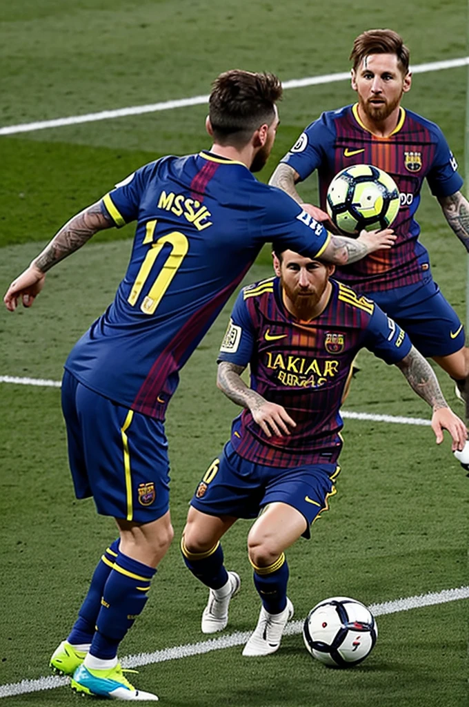 Mouse with Messi's shirt