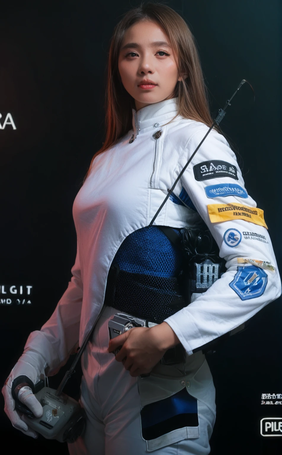 Arafed woman in a white jacket holding a fencer&#39;s helmet., Fencing, holding a sword, sofia emelenko, Victoria Gavrilenko, Anna Nikonova aka Newmilky, euro, Yulia Gorokhova, Aleksandra Waliszewska, anna nikonova, Maria Panfilova, Anastasia Ovchinnikova