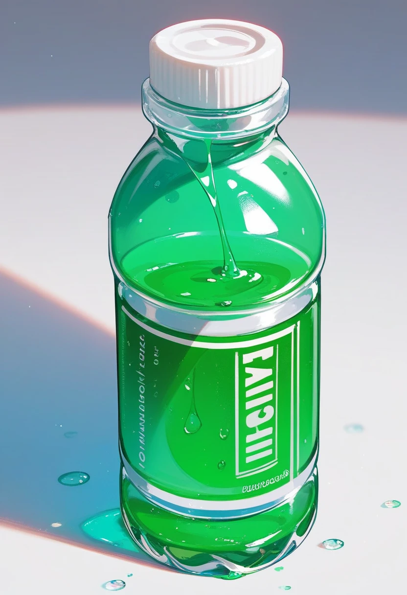 (Fraction_9,Fraction_8_Direction_7_up), ((一个的Magic Bottle))(Close shot),Magic Bottle,Green liquid in the bottle,