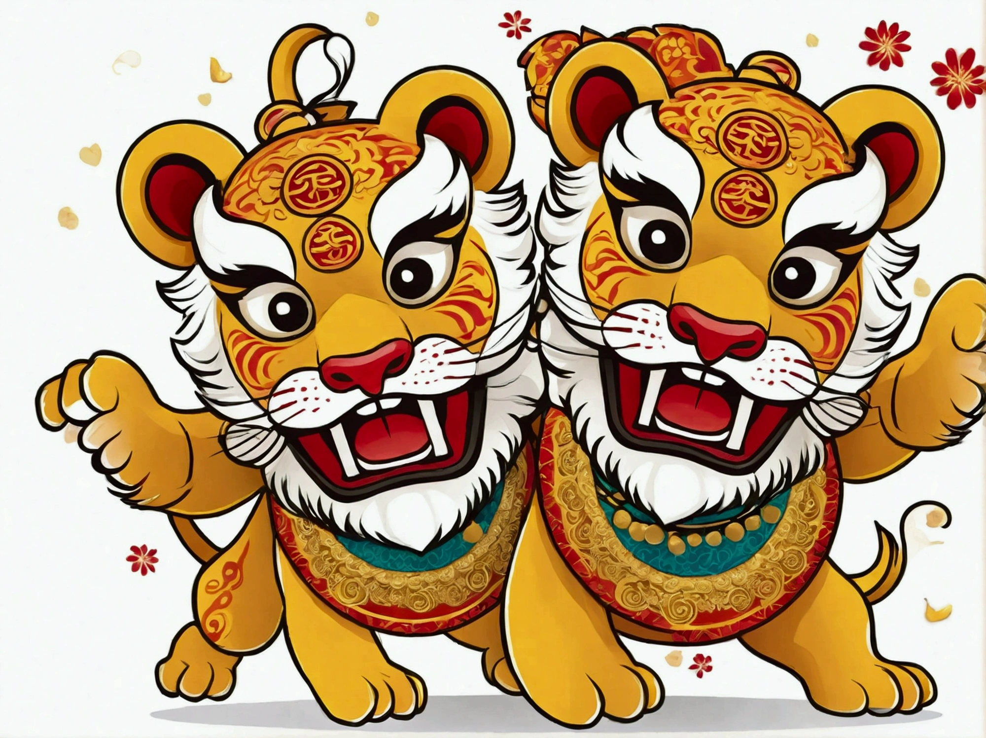 illustration "Two lion dance" Japanese Lucky Charms


"this ""Two lion dance"" It is a rainbow color design with gradient."

Very gorgeous

this "Two lion dance" smiling.
Gorgeous design that brings joy to the viewer is pretty cool、Chic and modern design white background

