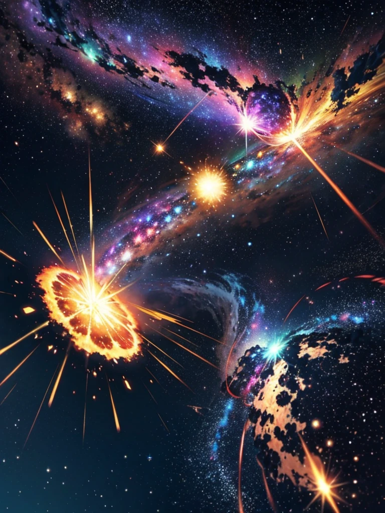 Cosmic explosion, meteor