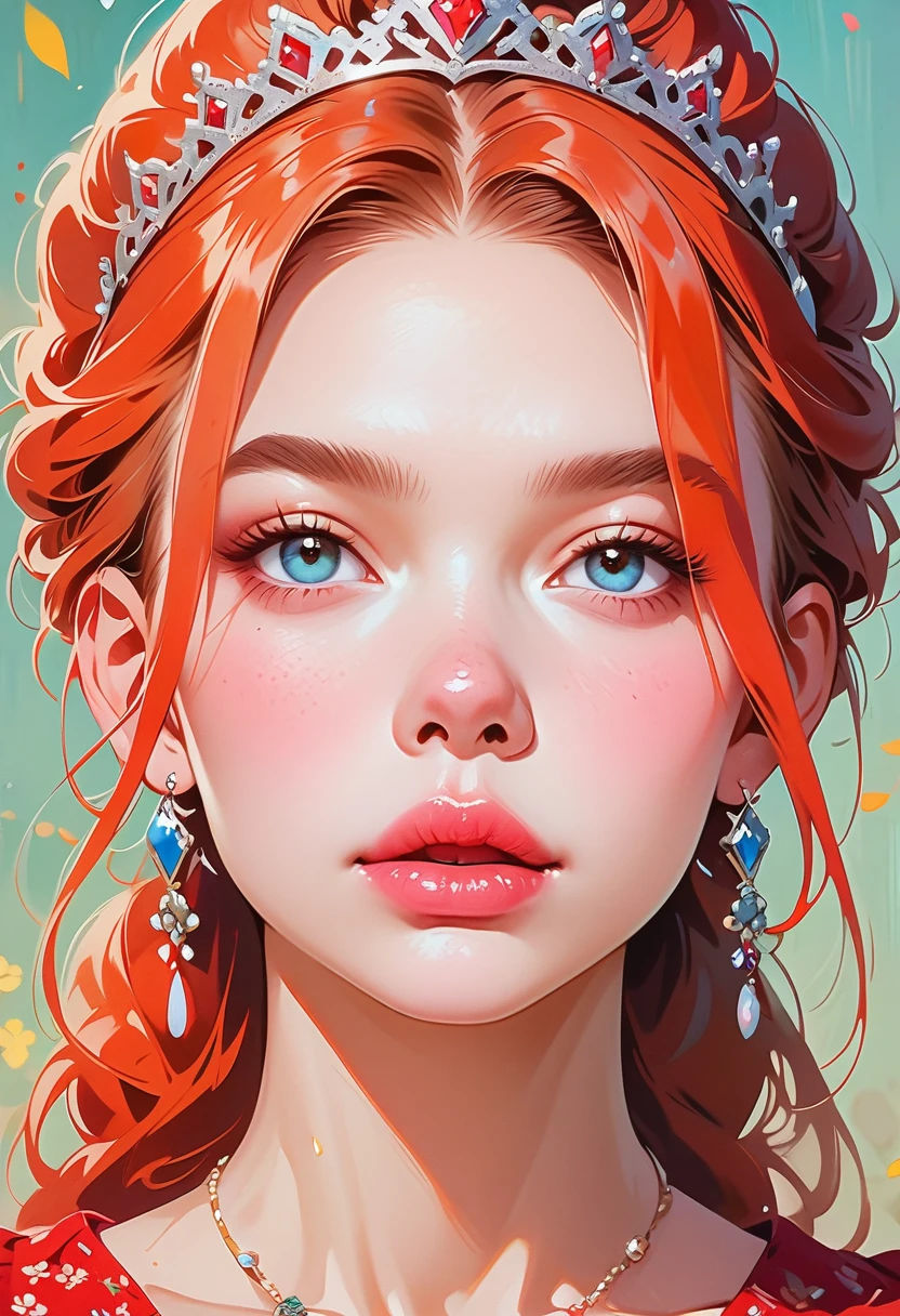 a portrait of a stunningly beautiful sweet nudist 26 y.o. French girl proud of her extra large beautiful pearly teats, big beautiful brown eyes, Degas style, Boucher Style, Barbie doll style, luminous, white background, beautiful face resembling Samantha Fox,