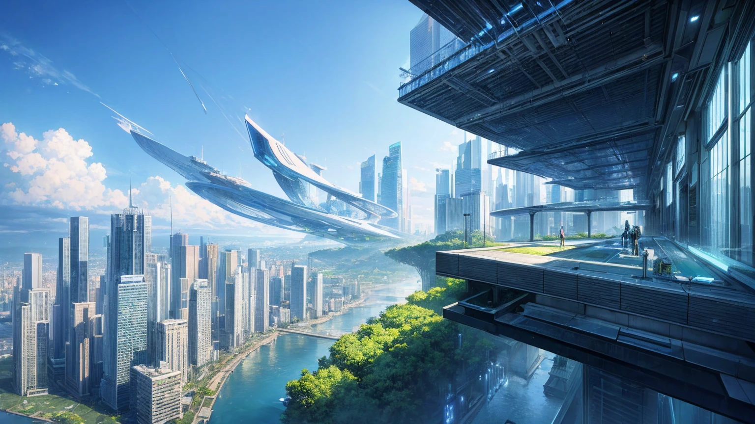 (Best quality,4K,8K,A high resolution,Masterpiece:1.2),Ultra-detailed,(Realistic,Photorealistic,photo-realistic:1.37),Futuristic floating city,Futuristic technology,Huge urban high-tech tablet platform,Airship,Floating in the sky,Futuristic city,Small airships around,High-tech hemispherical platform,Colorful lights,Advanced architecture,modernn architecture,skyscrapper,Access the cloud,Scenic beauty,view over city,Impressive design,Blend seamlessly with nature,energetic and vibrant atmosphere,Futuristic transportation system,Parking is suspended,Transparent path,Lush greenery,Sky gardens,cascading waterfalls,Magnificent skyline,reflections on the water,Sparkling river,Architectural innovation,futuristic skyscrapers,Transparent dome,The shape of the building is unusual,Elevated walkway,Impressive skyline,Glowing lights,Futuristic technology,Minimalist design,Scenic spots,Panoramic view,Cloud Piercing Tower,Vibrant colors,epic sunrise,epic sunset,Dazzling light display,magical ambiance,The future city,Urban Utopia,LuxuryLifestyle,Innovative energy,sustainable development,Smart city technology,Advanced infrastructure,Tranquil atmosphere,Nature and technology live in harmony,Awesome cityscape,Unprecedented urban planning,Architecture connects seamlessly with nature,High-tech metropolis,A cutting-edge engineering marvel,The future of urban living,Visionary architectural concept,Energy-efficient buildings,Harmony with the environment,A city floating above the clouds,Utopian dreams become reality,The possibilities are endless,State-of-the-art transportation network,Green energy integration,Innovative materials,Impressive holographic display,Advanced communication system,Breathtaking aerial view,Quiet and peaceful environment,Modernist aesthetics,Ethereal beauty