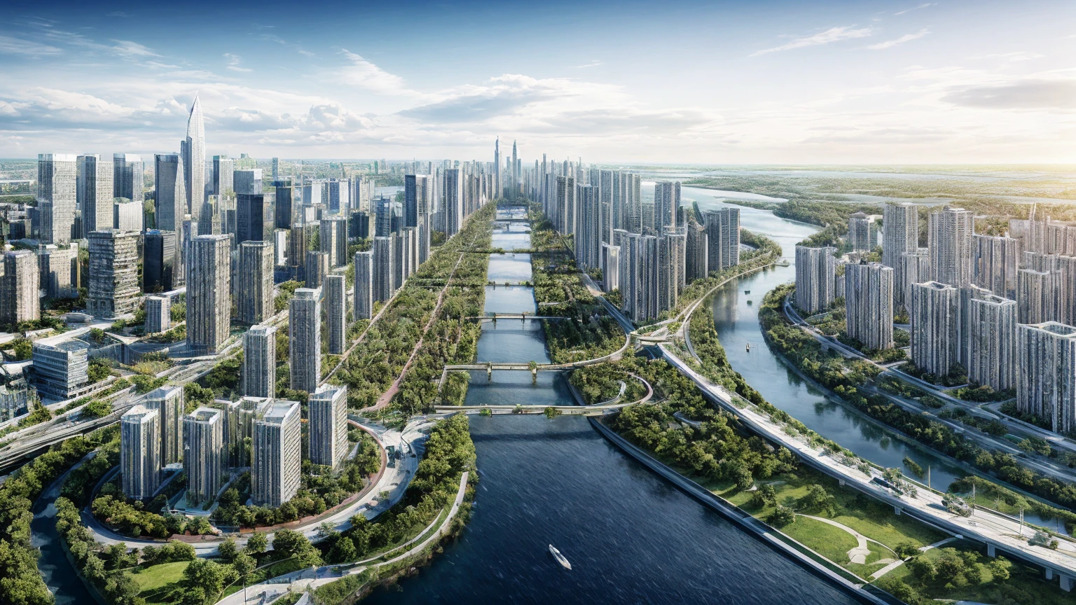 (Best quality,4K,8K,A high resolution,Masterpiece:1.2),Ultra-detailed,(Realistic,Photorealistic,photo-realistic:1.37),Futuristic floating city,Futuristic technology,Huge urban high-tech tablet platform,Airship,Floating in the sky,Futuristic city,Small airships around,High-tech hemispherical platform,Colorful lights,Advanced architecture,modernn architecture,skyscrapper,Access the cloud,Scenic beauty,view over city,Impressive design,Blend seamlessly with nature,energetic and vibrant atmosphere,Futuristic transportation system,Parking is suspended,Transparent path,Lush greenery,Sky gardens,cascading waterfalls,Magnificent skyline,reflections on the water,Sparkling river,Architectural innovation,futuristic skyscrapers,Transparent dome,The shape of the building is unusual,Elevated walkway,Impressive skyline,Glowing lights,Futuristic technology,Minimalist design,Scenic spots,Panoramic view,Cloud Piercing Tower,Vibrant colors,epic sunrise,epic sunset,Dazzling light display,magical ambiance,The future city,Urban Utopia,LuxuryLifestyle,Innovative energy,sustainable development,Smart city technology,Advanced infrastructure,Tranquil atmosphere,Nature and technology live in harmony,Awesome cityscape,Unprecedented urban planning,Architecture connects seamlessly with nature,High-tech metropolis,A cutting-edge engineering marvel,The future of urban living,Visionary architectural concept,Energy-efficient buildings,Harmony with the environment,A city floating above the clouds,Utopian dreams become reality,The possibilities are endless,State-of-the-art transportation network,Green energy integration,Innovative materials,Impressive holographic display,Advanced communication system,Breathtaking aerial view,Quiet and peaceful environment,Modernist aesthetics,Ethereal beauty