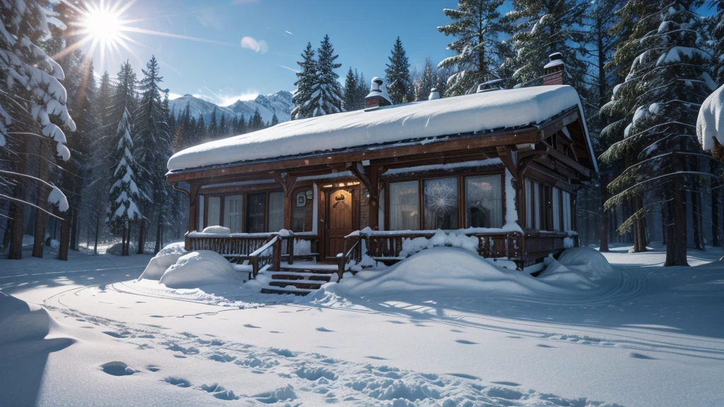 a banner for YouTube with the name snow centralizes and is themed around snow and winter in a 1024x576 resolution