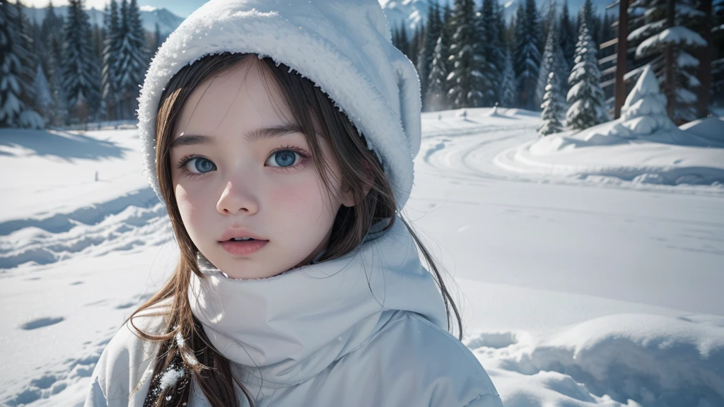 a banner for youtube with the name "snow" centered and snow and ice themed