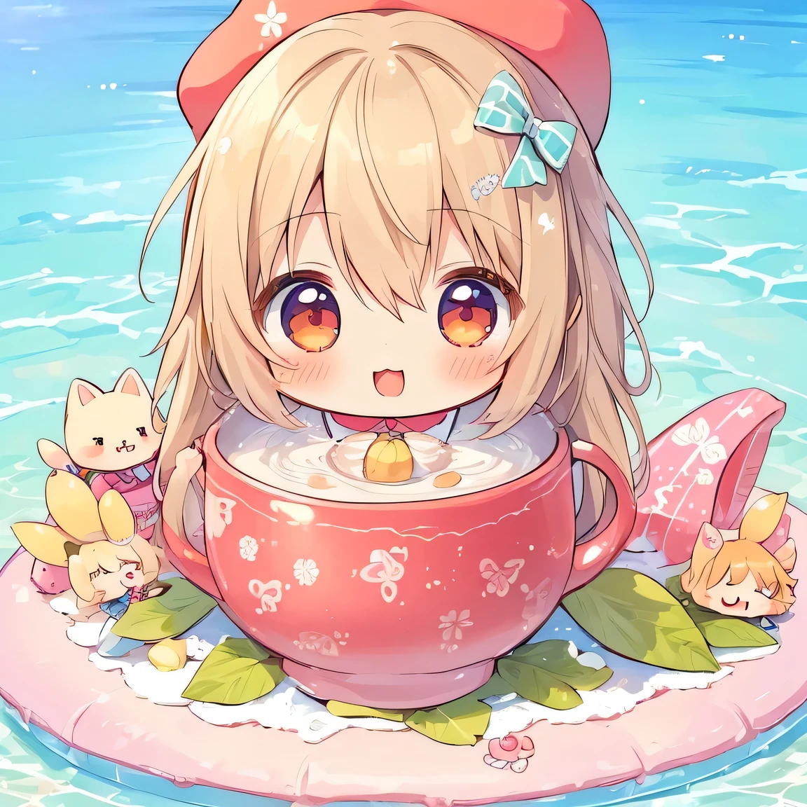 ((masterpiece)), ((best quality)), (ultra-detailed), ((kawaii)), cute, (lovely), illustration, anime style, (chibi:1.2), A beautiful girl character that is an anthropomorphized version of nuts.