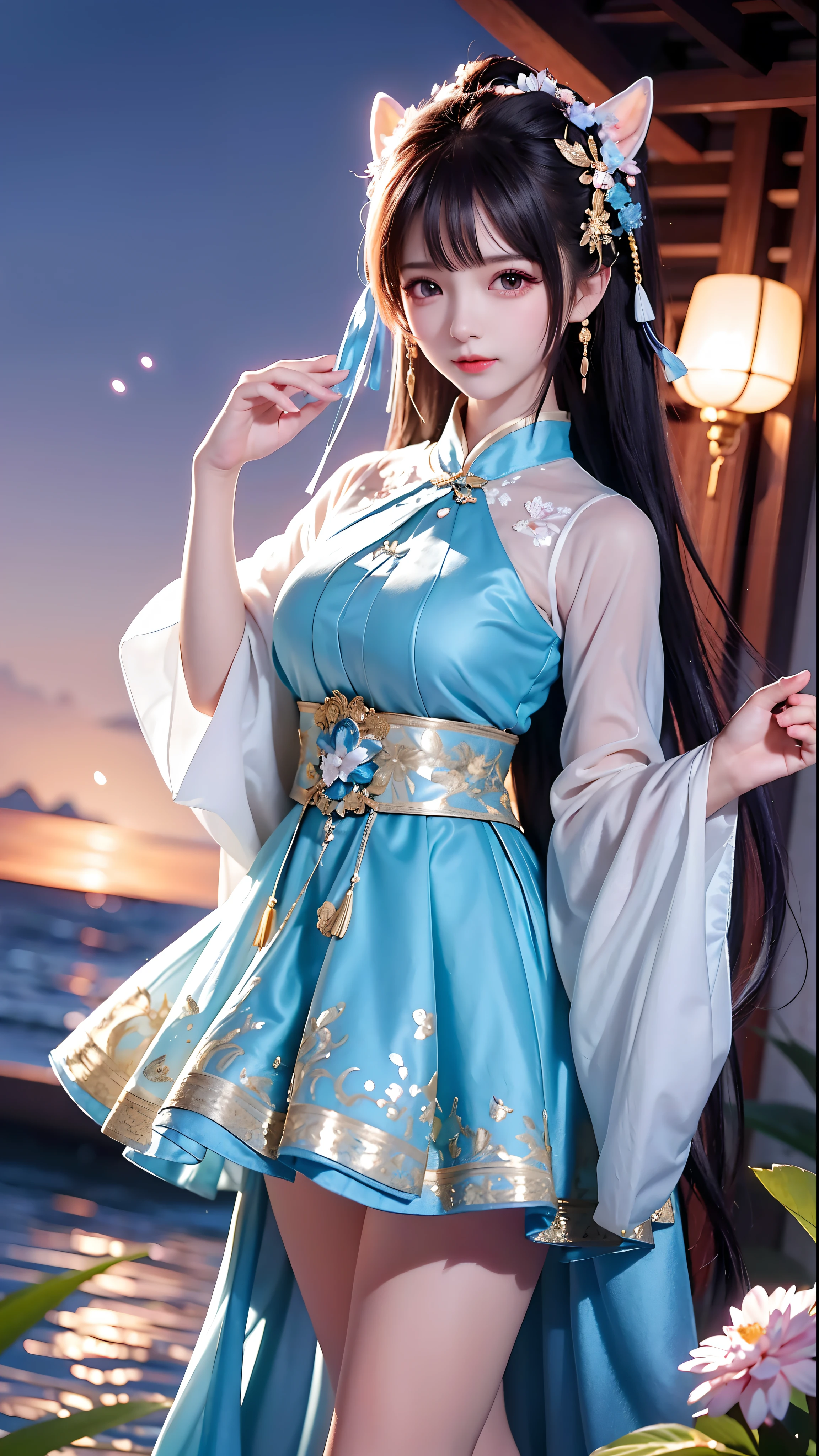 (8k, RAW photos:1.2), best quality, ultra high resolution,dramatic angle,(펄럭이는 detailed 컬러 스플래시), (illustration),(((1 girl))),(long hair),(rain:0.9), (headdress:1.4),Next to the girl is an ancient palace,Hanfu,(Concentrate upon),color ink painting,(Splash Color),Splash Color,(((fancy))),(sketch:0.8) , masterpiece, best quality, beautifully painted, highly detailed,(Noise Reduction:0.6),[splash ink],((ink refraction)), (아름다운 detailed 하늘),moon,highly,detailed,(masterpiece, best quality, 매우 detailed） CG unity 8k壁纸，masterpiece，best quality，매우 detailed），（licorice），subdue