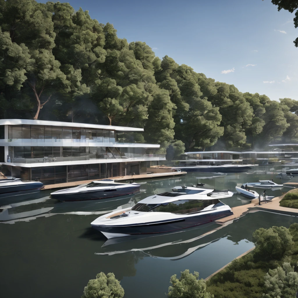Modern boat club