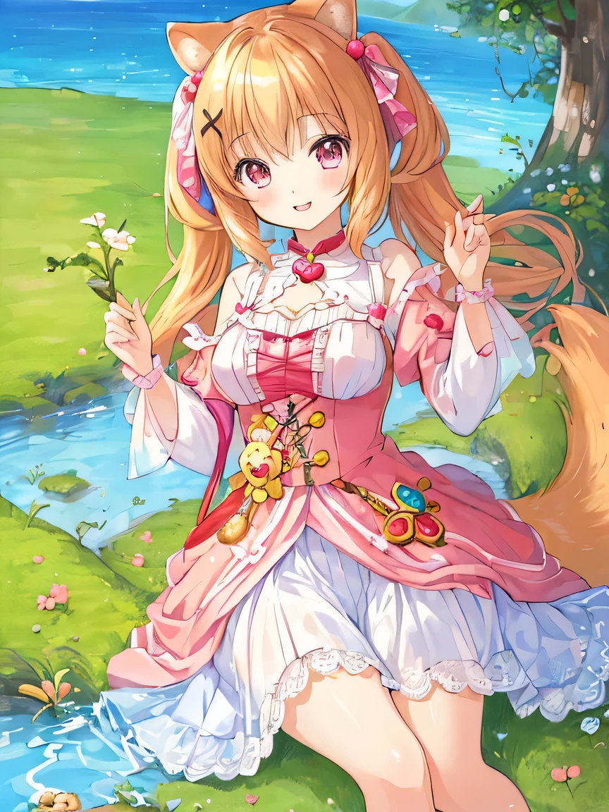 ((masterpiece)), ((best quality)), (ultra-detailed), ((kawaii)), cute, (lovely), illustration, anime style, (A beautiful girl character that is an anthropomorphized version of nuts;1.4).