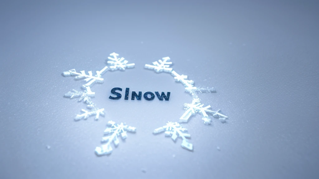 Write the word snow in the center of the illustration and add details of ice and snowflakes to create a YouTube banner.