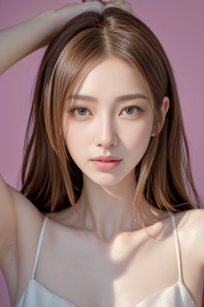 (high details:1.4)、(surrealism:1.4)、(soft lighting:1.05)、32,000、1 woman、realistic lighting、face lighting、ray tracing、(brightened light:1.2)、(improve quality:1.4)、(Realistic textured skin of the highest quality:1.4)、original photo, lifelike, full body woman love, bed, soggy, big bust, stylish hairstyle, pale skin, black eye, pink lips, (Beloved), (:1.1), ~Through, detailed background, detailed face, delicate eyes, good hair, Anatomically correct body, elastic skin, make up, masterpiece