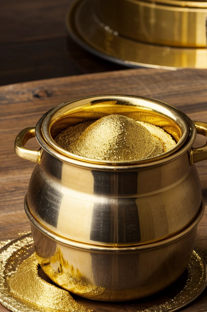 1,875,000,000 kilograms of gold in a pot
