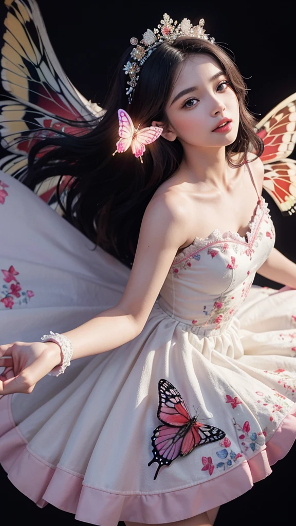 Experience the beauty of gratitude in stunning detail with your personalized 'LOVE YOU' image. Adorned with exquisite red and white cursive letters, where butterflies are decorated on the letters with the same color theme, along with delicate pink and purple butterflies dancing on an elegant black background, let your thank you message stand out in elegance.
Turn your gratitude into a true work of art.