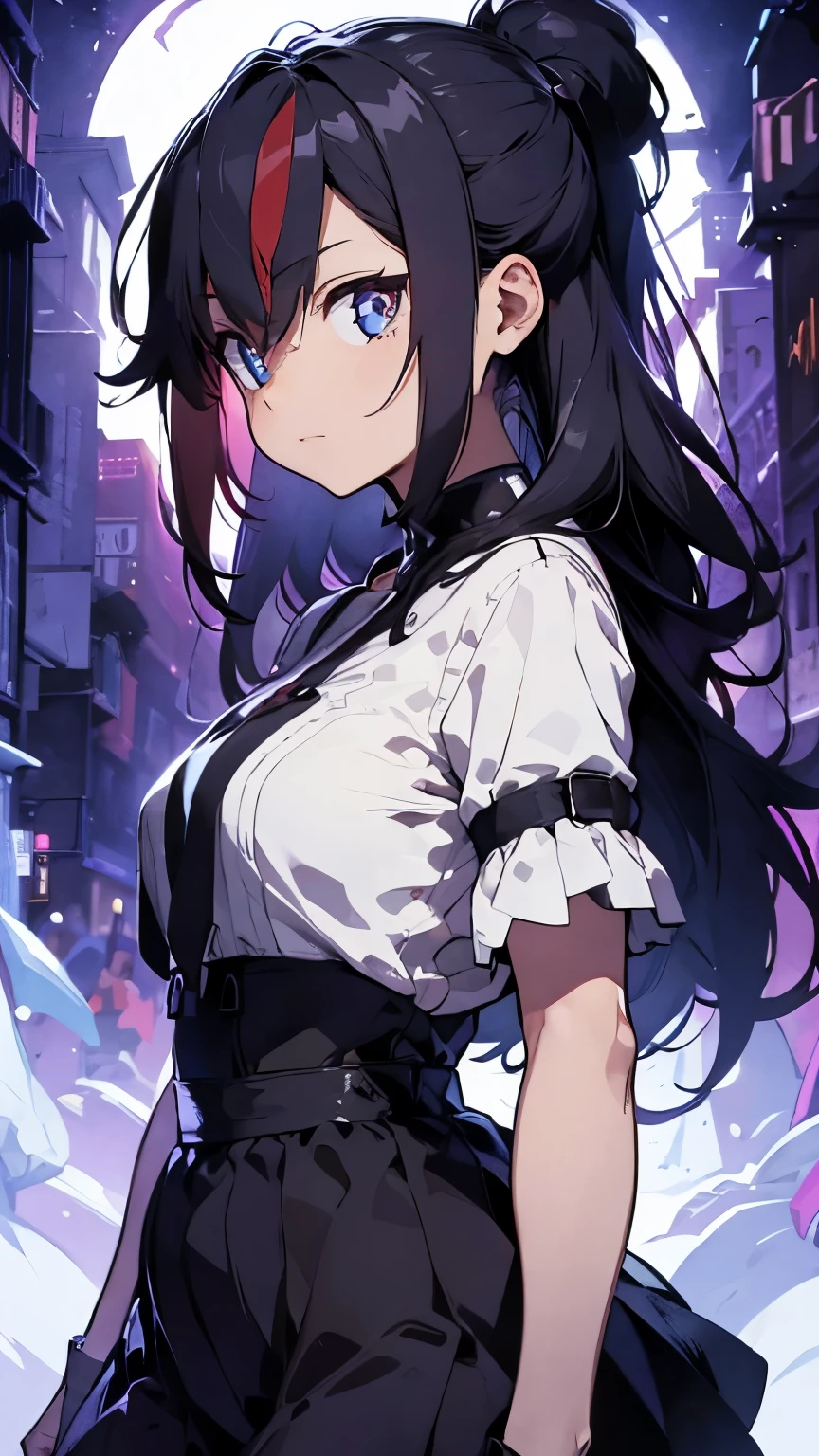 A dark fantasy masterpiece with ultra-detailed and realistic visuals. The scene is illuminated with dark and mysterious lighting, creating an intense and vibrant atmosphere. The image is of the highest quality, with a resolution of 4k or 8k, allowing for sharp focus and extreme detail. The colors are rich and vivid, adding depth and intensity to the image. The overall style is dark fantasy, evoking a sense of mystery and wonder, lovely and cutest woman