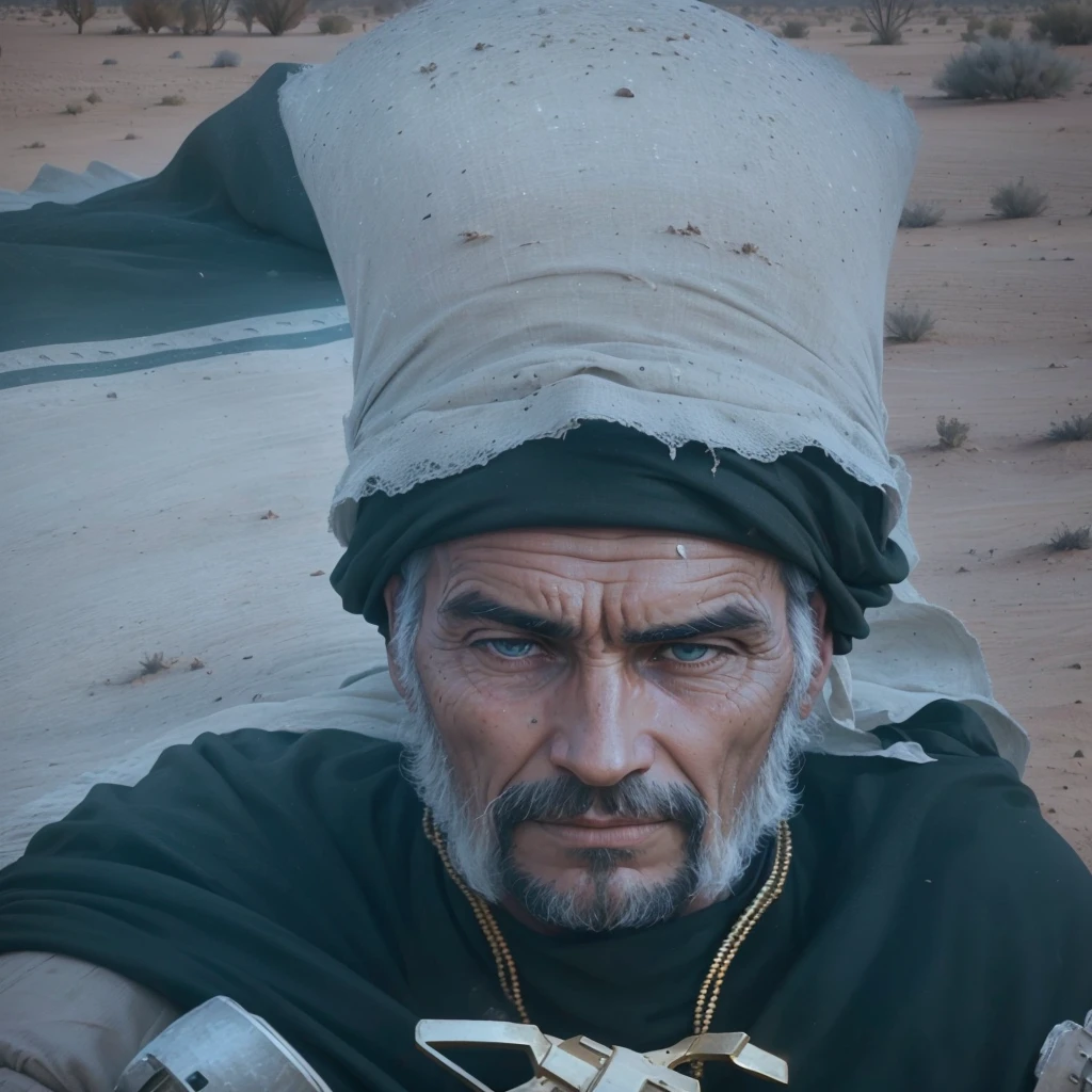 Abraham in the desert, people of Israel in the desert. cinematic lighting, Field depth, bokeh, realism, photorealistic, hyperrealism, professional photography, ultra HD, DSLR, HdR