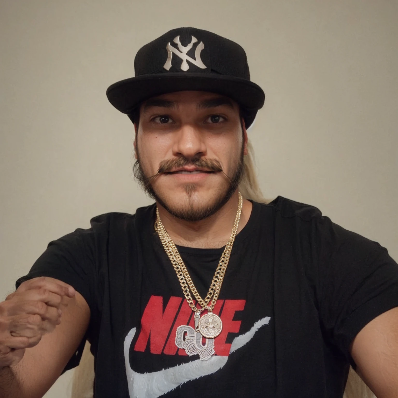 Remove beard and mustache