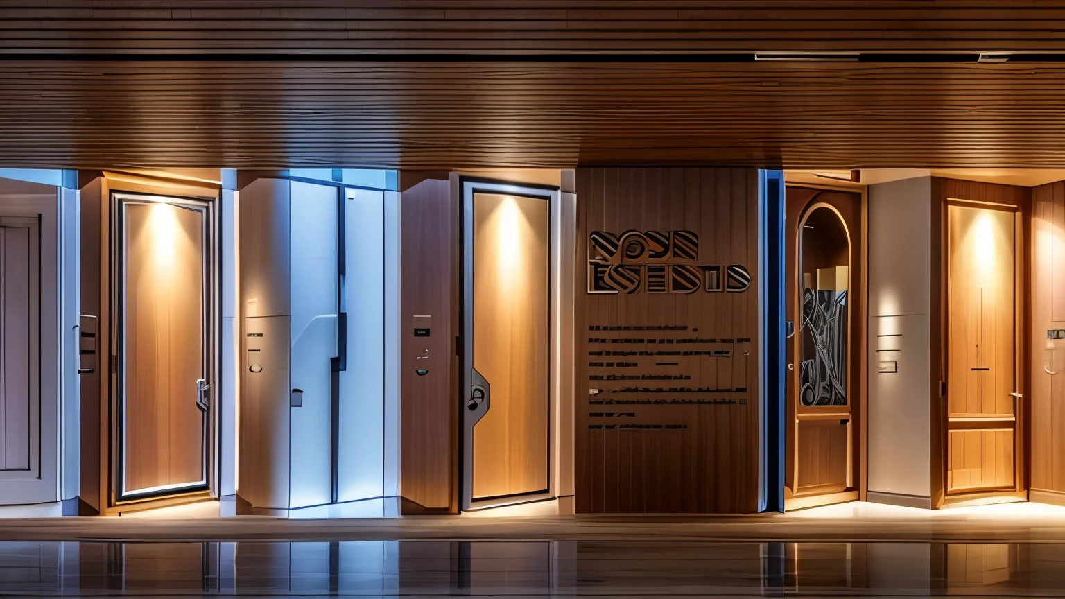 reality,photography,exhibition,Door installation at an angle,Exhibition wall,LED Linear Light,Ceiling Light