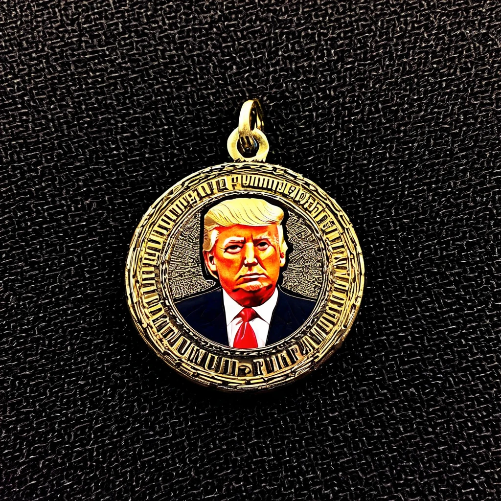 donald trump amulet high resolution, comely