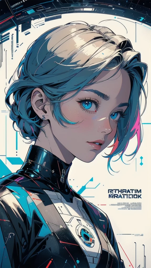 (((masterpiece, highest quality))),(((solo:1.2))),(((1girl:1.2))),32k wallpaper, very detailed, poster, vintage science fiction,(((((geometric cinematic movie poster))))), ((bauhaus)),(shape),(((abstract))),(mid century modern),movie poster,(((((portfolio))))),(((((Close-up))))),(((((bust up))))),((((more various angle)))),(((highlight))),Vast landscape,((((heterochromia)))),(((complete. detailed face))),(((Extremely talented))),(((most complecated machine))),(Colorful color scheme)