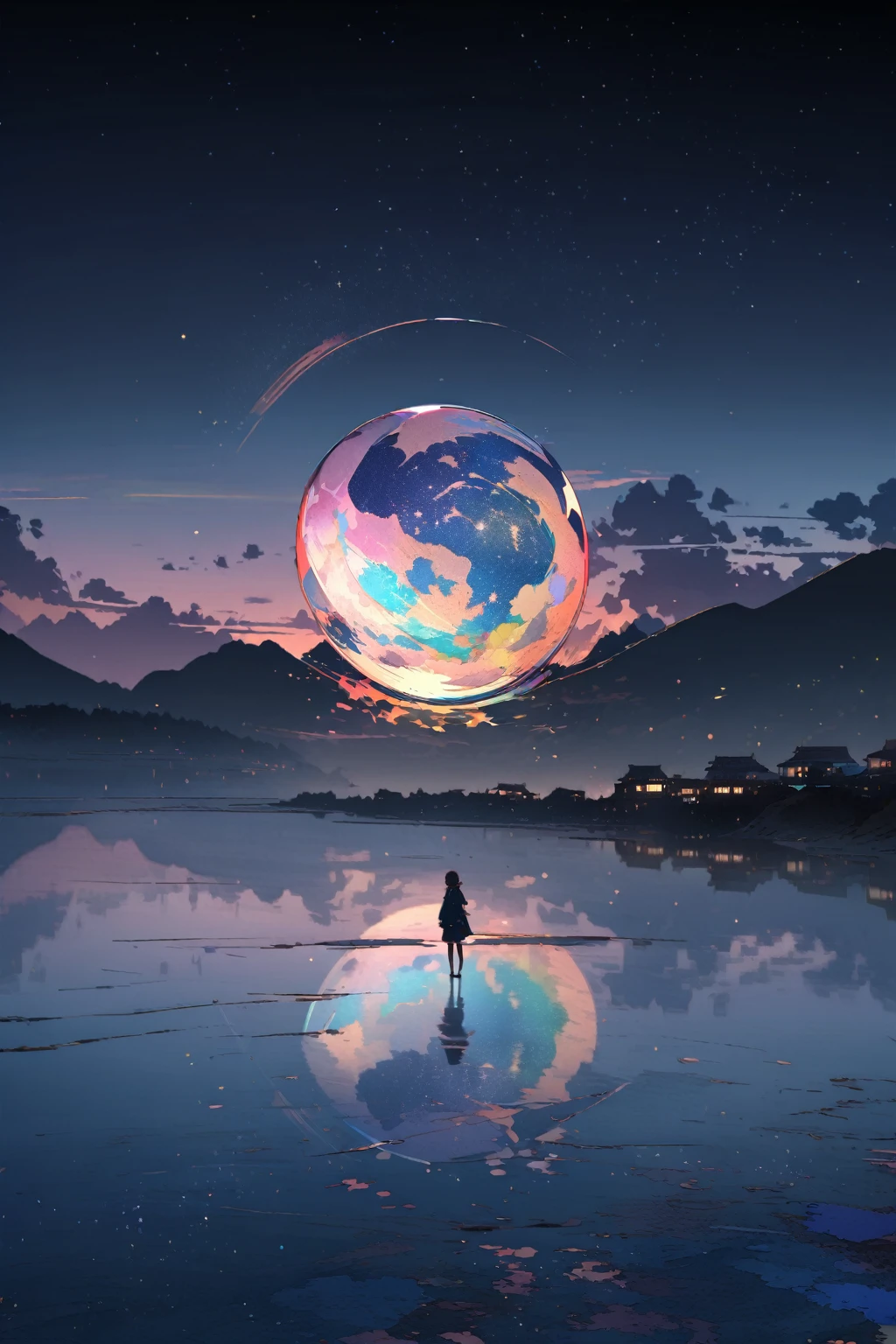 Watase Seizo style, Standing in front of a high wall,Simple line initials,Abstract art,Galactic Universe Background, ハイクオリティなmasterpiece、landscape、anime、Japanese Street、traditional town、明るい星null。break ロマンチックな古い町並み, null, Pixiv, Concept Art, Lofi Artスタイル, reflection. by makoto shinkai, Lofi Art, Beautiful anime scene, break animeのlandscape, detailedなlandscape - width 672, in Makoto Shinkai's Style, Makoto Shinkai's Style, 強化されたdetailed, break,detailed,Realistic,4K の非常にdetailedなデジタルアート,Octane Rendering、 Bioluminescence,break 8K解像度Concept Art,realism,Mappa Studio,masterpiece,最high quality,Official Art,An illustration,Clear lines,(nice_color), Perfect composition,Absurd,Fantasy,concentrate,Three-part method,Attention to detail,animeーション,animeーションのスタイル、 Shine, Cinema Lighting, god々Shine光線, Shine光, reflection光, approach, Lens flare, masterpiece, Attention to detail, 最high quality, 超detailed, high quality, animeーション背景, animeーション壁紙, sunny, 明るい青null, Dramatic lighting,