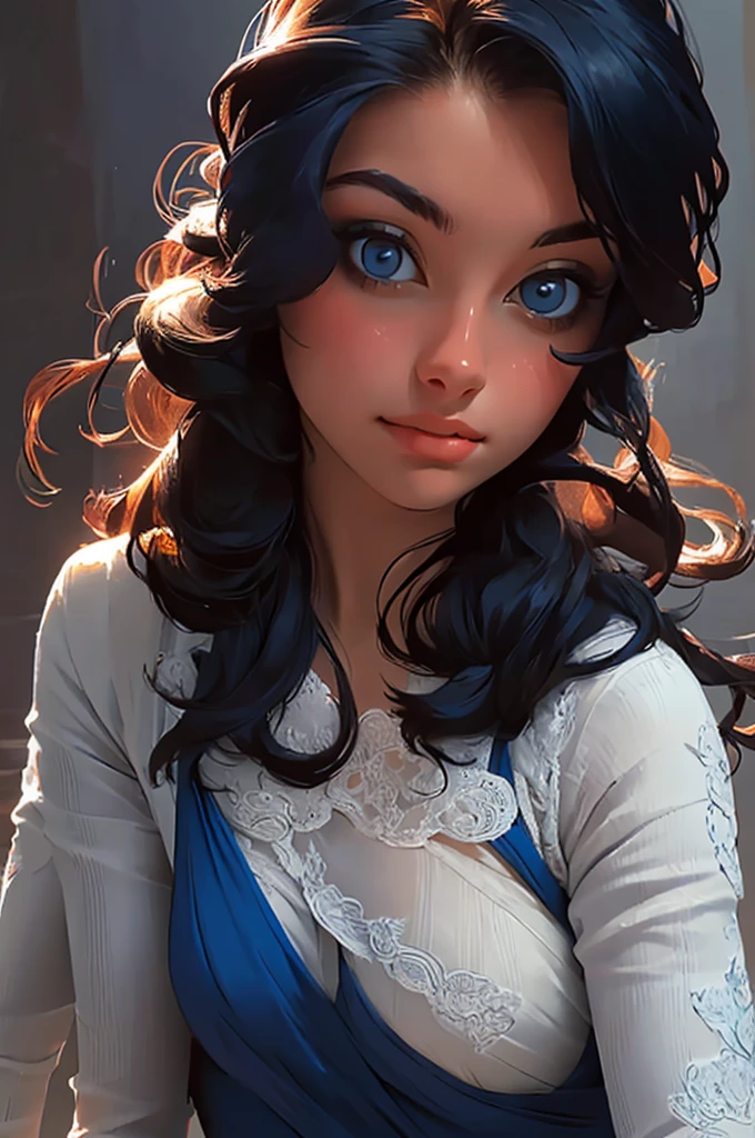 (highres,masterpiece:1.2),(realistic:1.37)"(best quality, highres, ultra-detailed, realistic),beautiful 19th-century portrait of a 16-year-old French ballet dancer, (She is half French and half Japanese, and is a stunning beauty with dark blue eyes and a high nose:1.1), elaborate ballet costume, detailed facial features, long graceful neck, flowing locks of hair, poised and elegant posture, soft and delicate lighting, classic oil painting medium, vibrant colors, subtle background with floral motifs", dreamy atmosphere, Surrealism,mystical aura