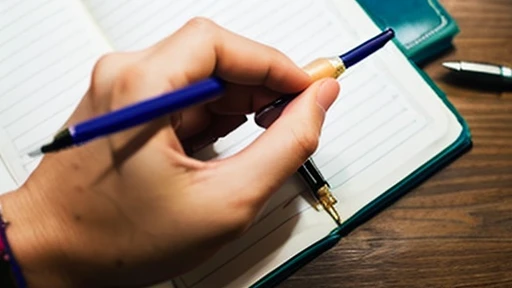 pen write number hand