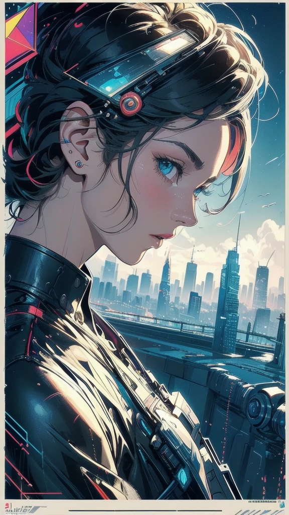 (((masterpiece, highest quality))),(((solo:1.2))),(((1girl:1.2))),32k wallpaper, very detailed, poster, vintage science fiction,(((((geometric cinematic movie poster))))), ((bauhaus)),(shape),(((abstract))),(mid century modern),movie poster,(((((portfolio))))),(((((Close-up))))),(((((bust up))))),((((more various angle)))),(((highlight))),Vast landscape,((((heterochromia)))),(((complete. detailed face))),(((Extremely talented))),(((most complecated machine))),(Colorful color scheme)