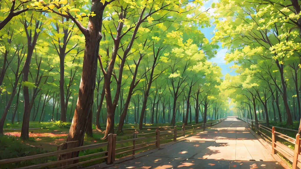 Orchard forest There is no one