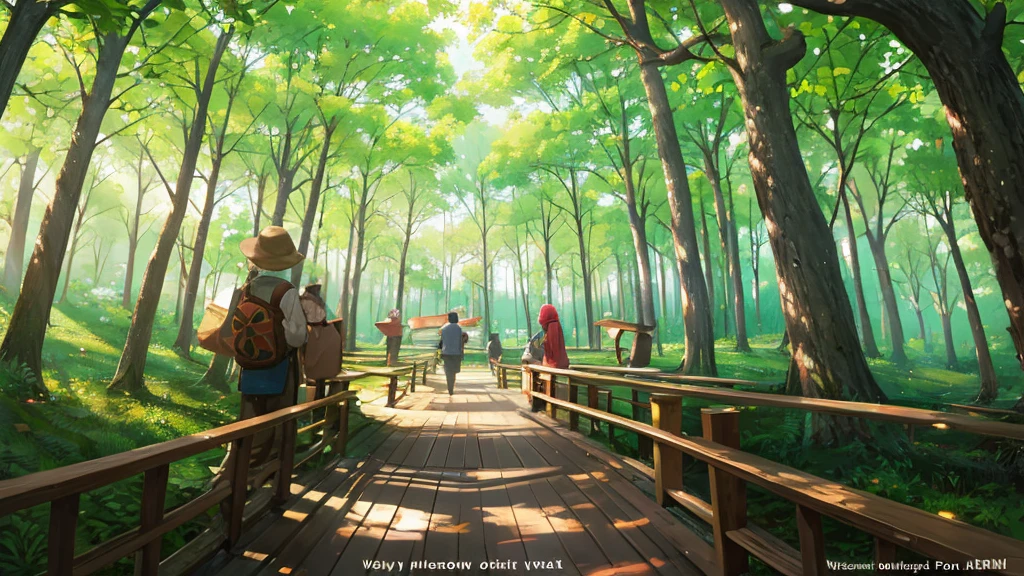 Orchard forest There is no one
