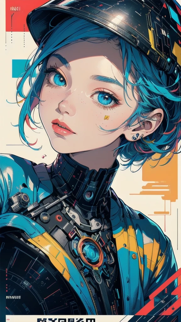(((masterpiece, highest quality))),(((solo:1.2))),(((1girl:1.2))),32k wallpaper, very detailed, poster, vintage science fiction,(((((geometric cinematic movie poster))))), ((bauhaus)),(shape),(((abstract))),(mid century modern),movie poster,(((((portfolio))))),(((((Close-up))))),(((((bust up))))),((((more various angle)))),(((highlight))),Vast landscape,((((heterochromia)))),(((complete. detailed face))),(((Extremely talented))),(((most complecated machine))),(Colorful color scheme)