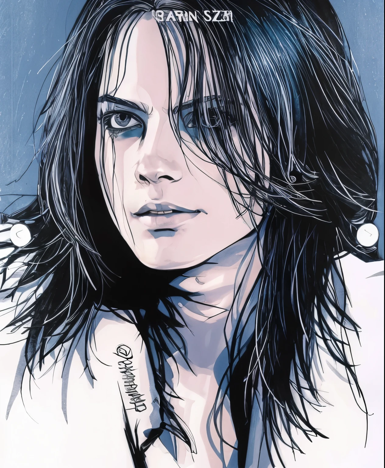 simplified line art drawing of the image 