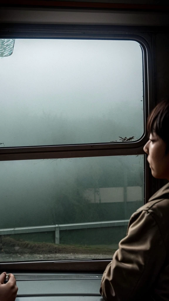 ...in the thick fog,A dilapidated bus is slowly driving along the endless road.。
There are 7 people in the bus,Three daughters,Four males。
They are sitting in the car,Through the window,Looking out the window at the thick fog,Mixed expressions。
Confuse,Bewildered,Fear... but beyond that,Their faces are all equally pale.。
As if on the road,What terrible things have they been through?。
