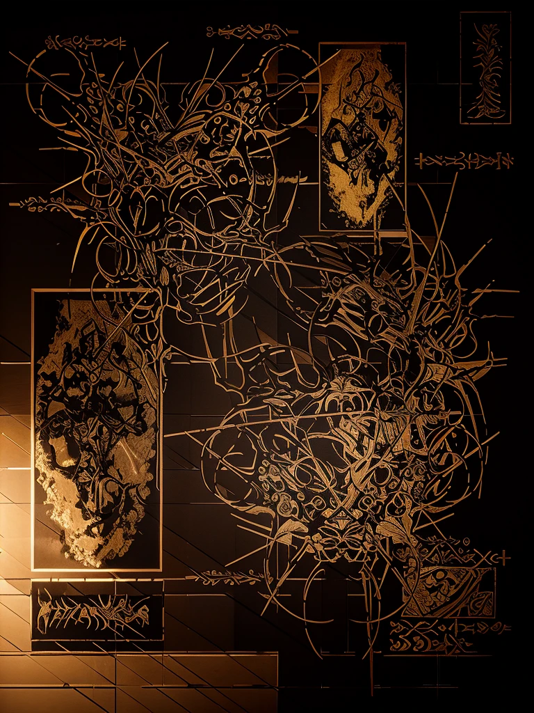 Bones, futurist, spiritual, cyber, esotericism, souls, diabolical scriptures 