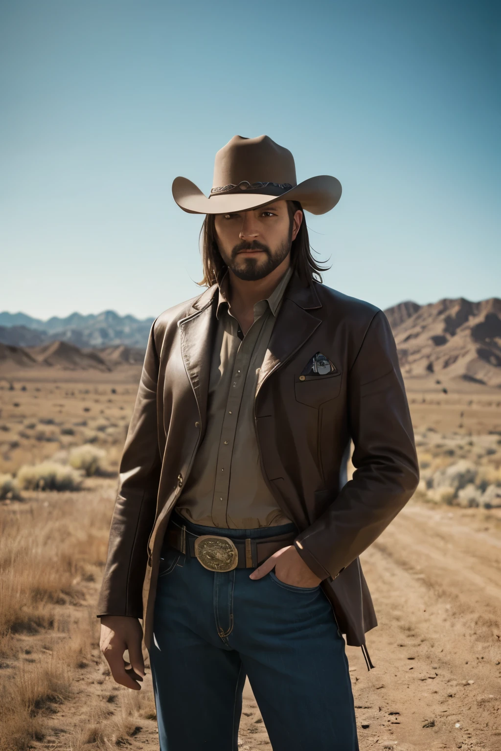 Western Cowboy, gunfighter, American Old West, 
best quality, amazing quality, very aesthetic, absurdres, 4k, HD