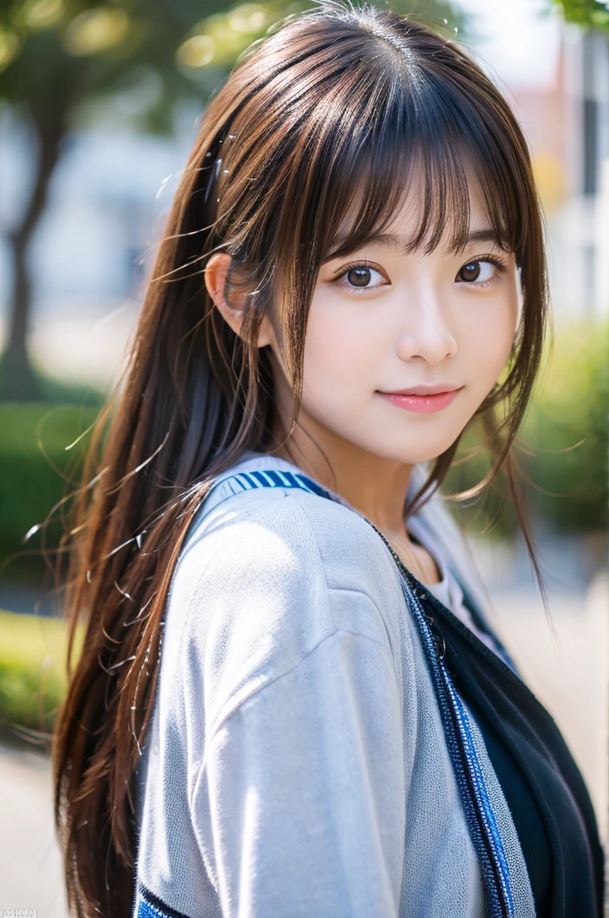 8ｋ、4ｋ、Highest quality、High resolution、超High resolution、top quality ,raw picture, 1 beautiful woman, japanese, cute, university student, black long hair,realistic