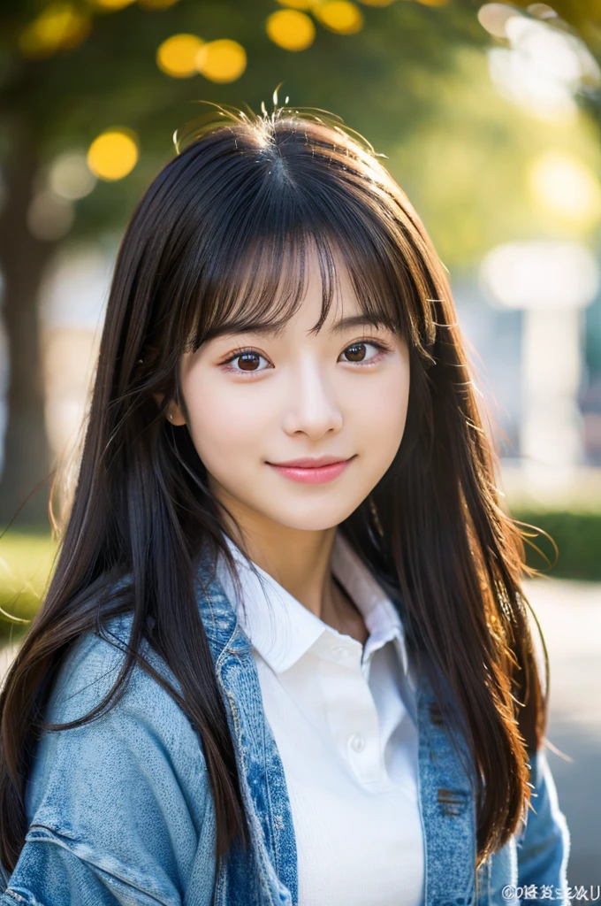 8ｋ、4ｋ、Highest quality、High resolution、超High resolution、top quality ,raw picture, 1 beautiful woman, japanese, cute, university student, black long hair,realistic