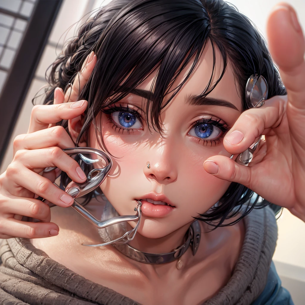 Nose piercing