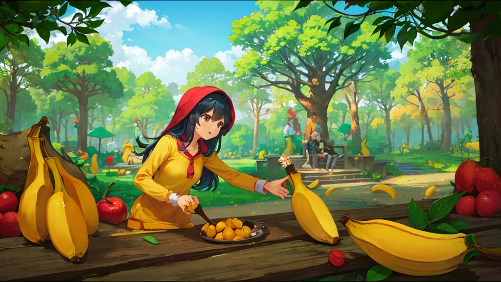 Fruit Grove There is no one banana in the forest