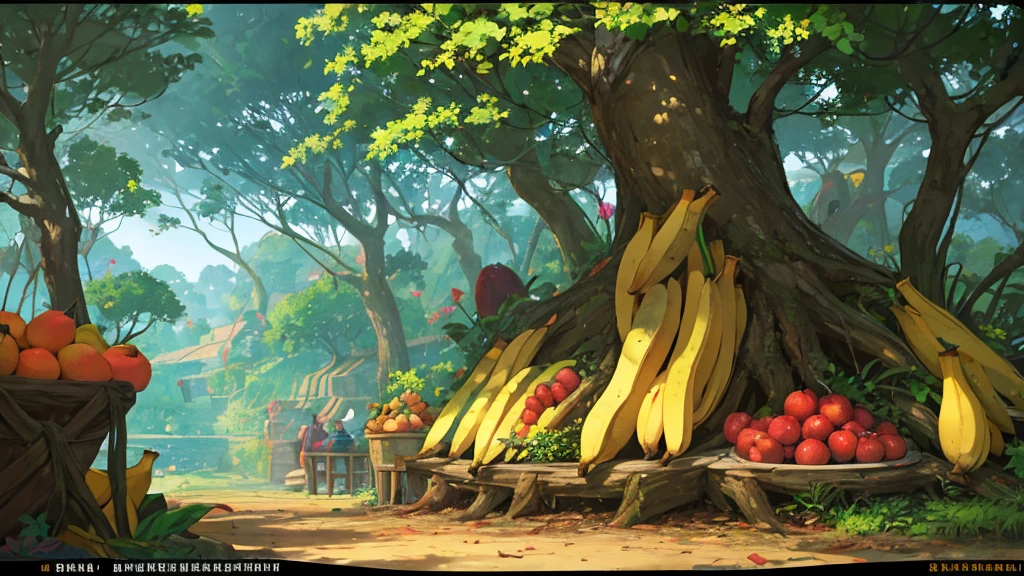 Fruit Grove　There is no one　banana　in the forest
