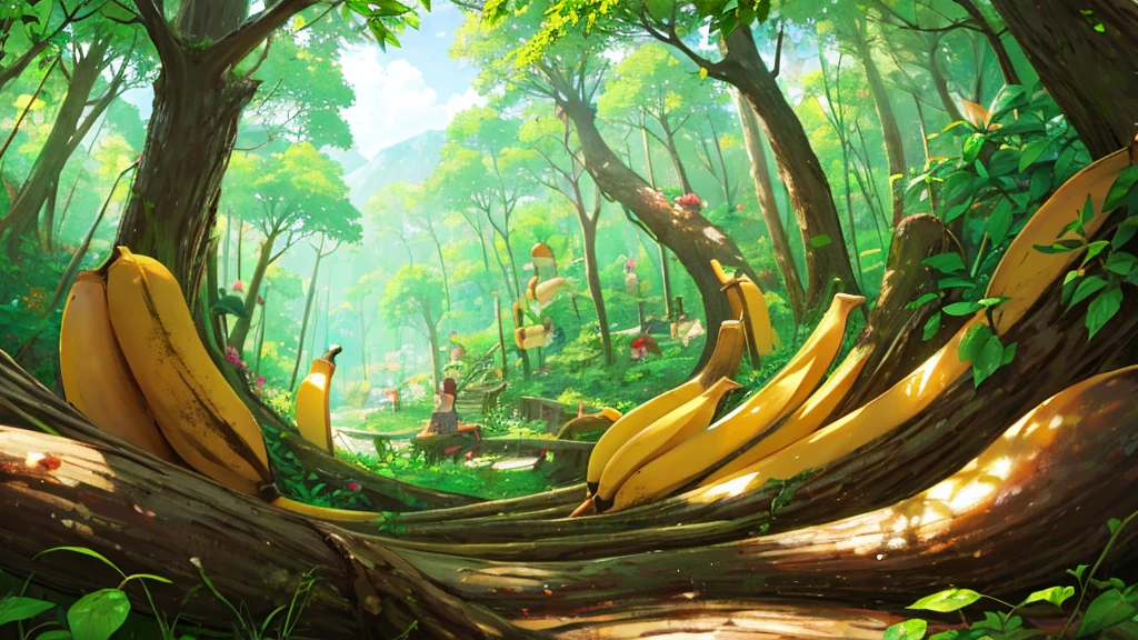 Fruit Grove No living organisms banana in the forest