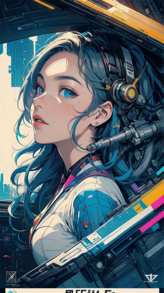 (((masterpiece, highest quality))),(((solo:1.2))),(((1girl:1.2))),32k wallpaper, very detailed, poster, vintage science fiction,(((((geometric cinematic movie poster))))), ((bauhaus)),(shape),(((abstract))),(mid century modern),movie poster,(((((portfolio))))),(((((Close-up))))),(((((bust up))))),((((more various angle)))),(((highlight))),Vast landscape,((((heterochromia)))),(((complete. detailed face))),(((Extremely talented))),(((most complecated machine))),(Colorful color scheme)